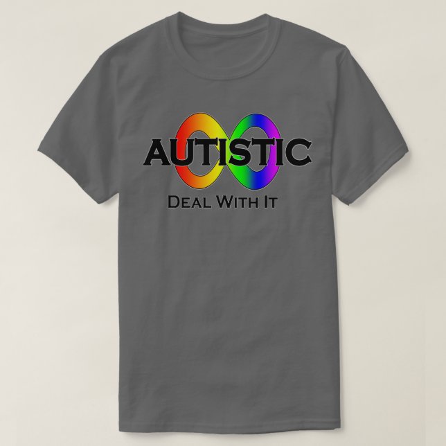 Autistisk hantering av den neurologiska mångfalden t shirt (Design framsida)