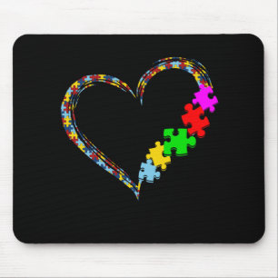 Autistisk  Ljudmedvetande Heart Puzzle Biet Musmatta
