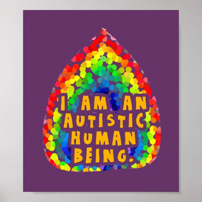 Autistisk människas Poster (Framsidan)