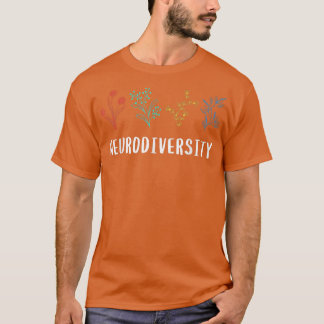 Autistisk medvetenhet Månad för neurodiversity ADH T Shirt