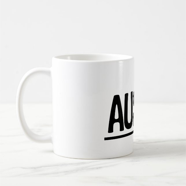 Autistisk och autentisk kaffemugg (Vänster)