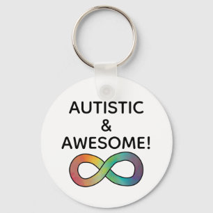 Autistisk och Fantastisk! Acceptans av neurodivers Nyckelring