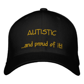 Autistisk och proud Hat Broderad Keps