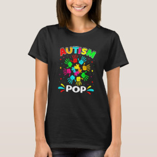 Autistisk Pop Pussel Stöd Familj Autism Medvetenhe T Shirt