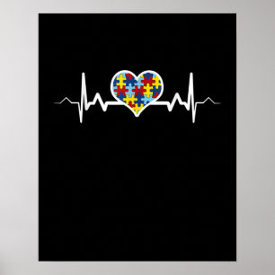 Autistisk Pride för medvetandegörande av autism Poster
