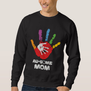 Autistisk son dotter fantastisk mamma autism medve lång ärmad tröja