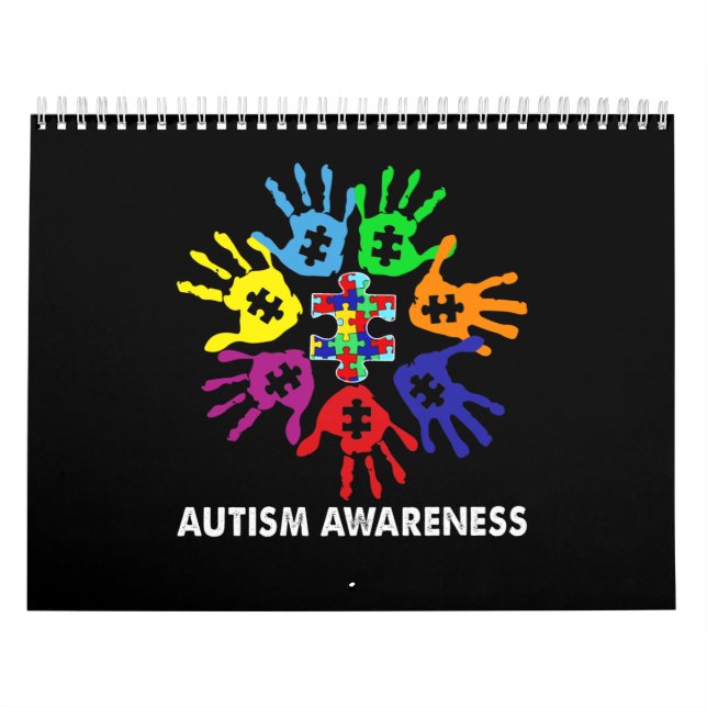 Autistisk| Stark hand-Autism Kalender (Omslag)