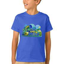 Autistisk & Stolt Barn T-Shirt
