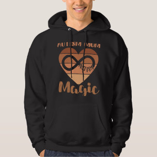 Autistisk svart autism Mamma i den autistiska sone Hoodie