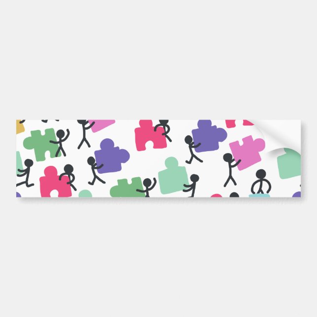 autistiska personer bildekal (Framsidan)