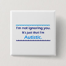 Autistiskt ignorerar dig