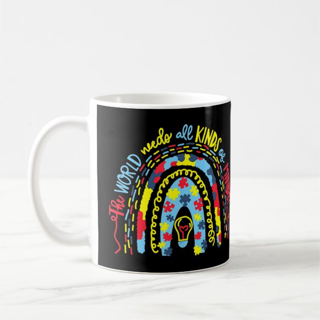 Autistiskt Pride älskare, detta fantastisk Autism- Kaffemugg (Vänster)