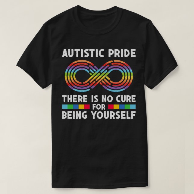 Autistiskt Pride är din egen dag för ökad medveten T Shirt (Design framsida)
