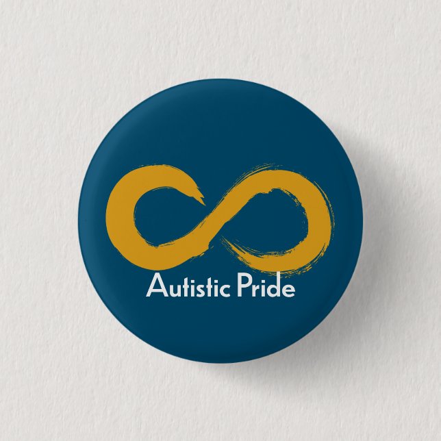Autistiskt Pride Knapp (Framsida)