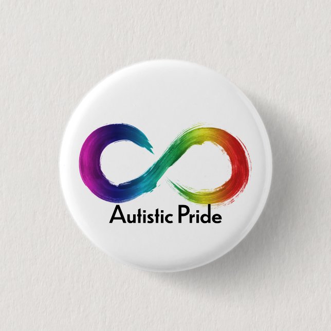 Autistiskt Pride Knapp (Framsida)
