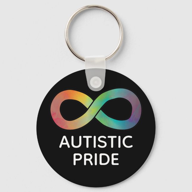 Autistiskt Pride Neurodiversity Acceptance Nyckelring (Framsida)