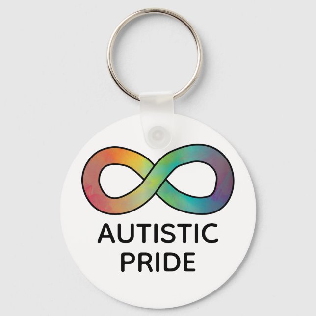 Autistiskt Pride Neurodiversity Acceptance Nyckelring (Framsida)