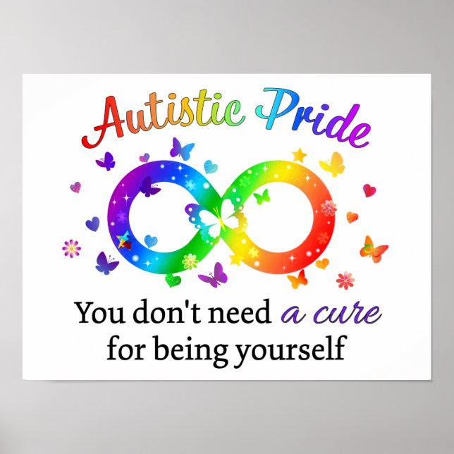 Autistiskt Pride Poster (Framsidan)
