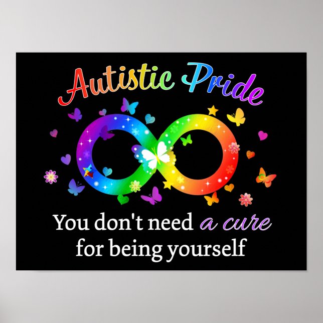 Autistiskt Pride Poster (Framsidan)