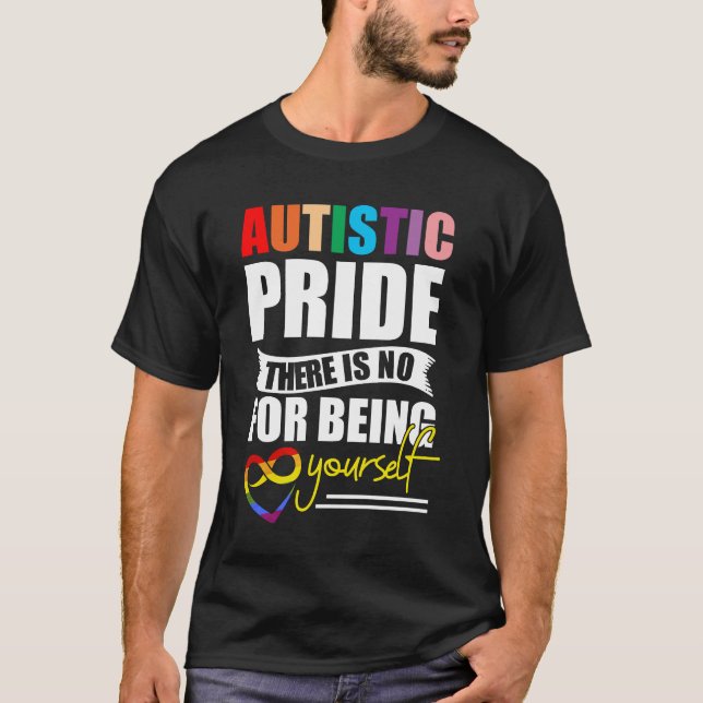 Autistiskt Pride Shirt, Autism Shirt, Neurodivers T Shirt (Framsida)