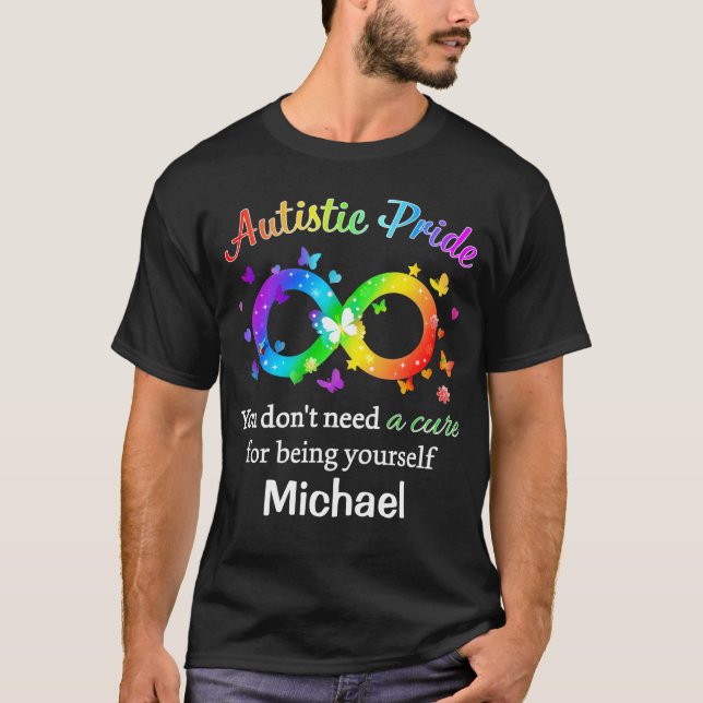 Autistiskt Pride T Shirt (Framsida)