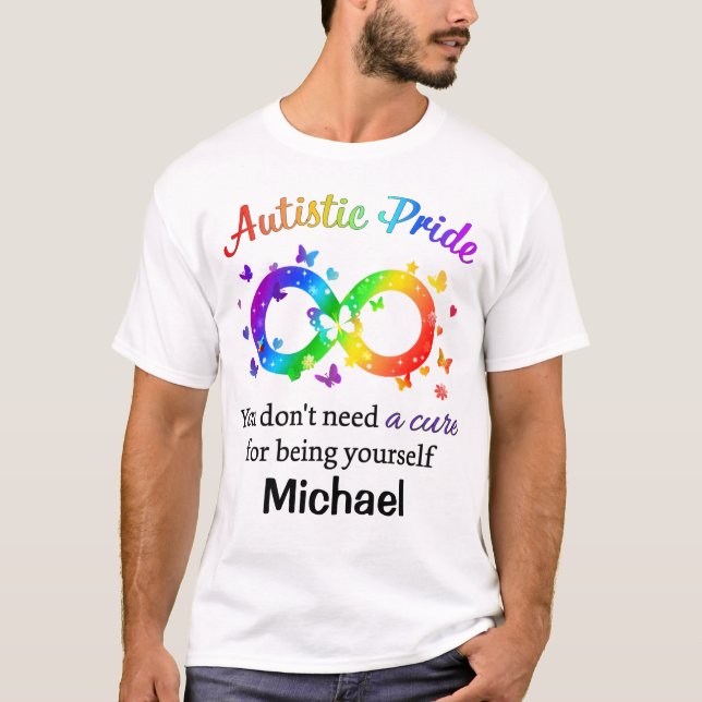 Autistiskt Pride T Shirt (Framsida)