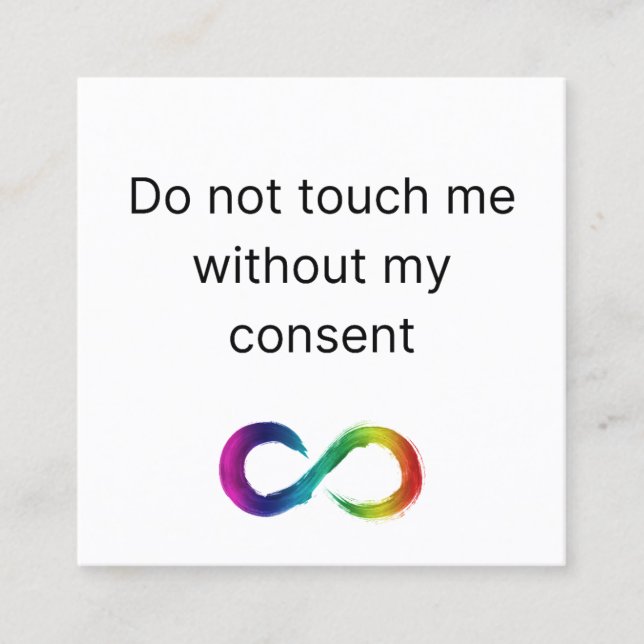 Autistiskt sensoriskt behovskort (Framsida)