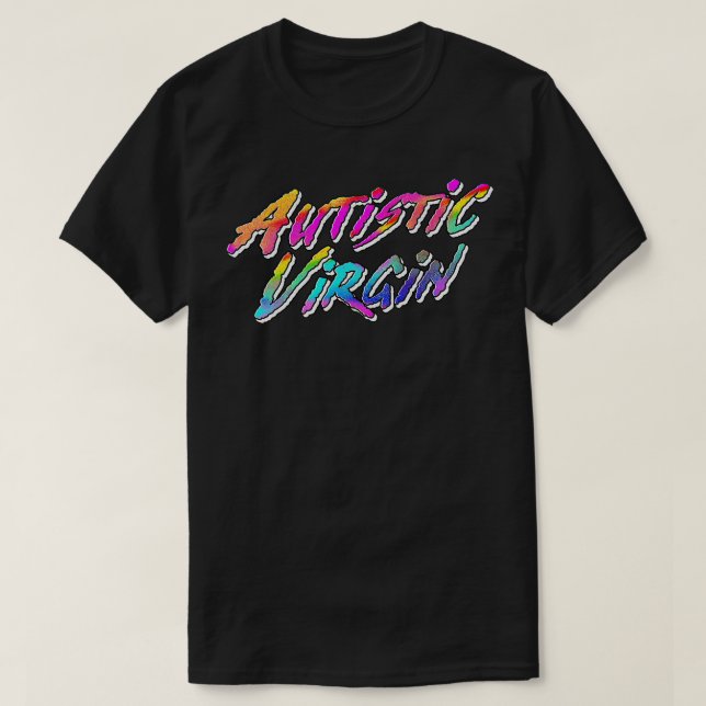 Autistiskt virus t shirt (Design framsida)