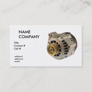 auto alternator visitkort