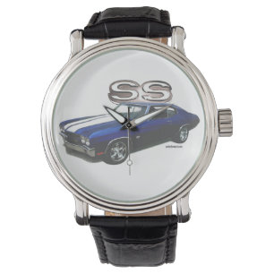 Auto Ansikte Watch 1970 Chevelle SS Armbandsur
