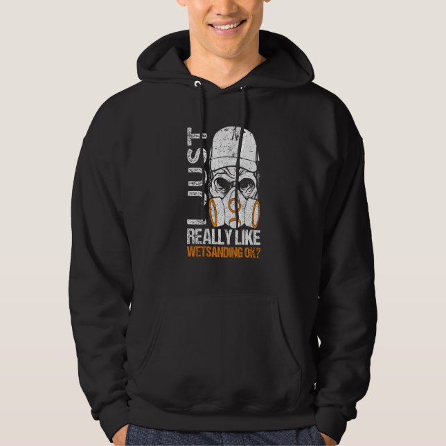 Auto Body Painter Automotive Car Detailer Vehicle  Hoodie (Framsida)
