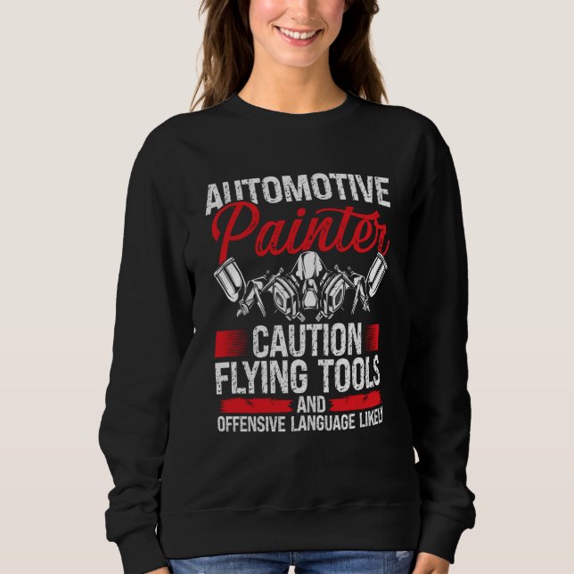 Auto Body Painting Autobody Technician Car Detaile T Shirt (Framsida)