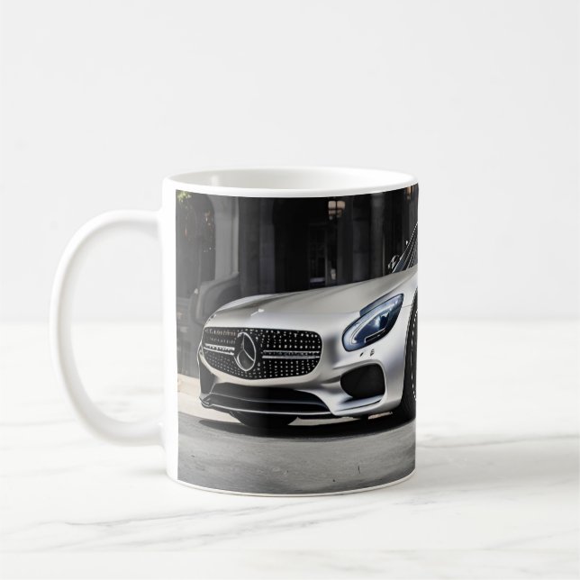 AUTO CAR MG Mercedes Kaffemugg (Vänster)