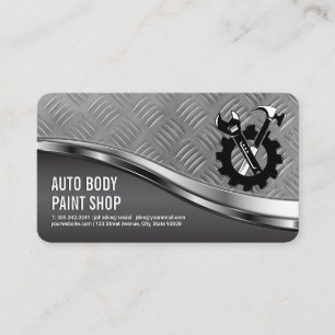 Auto Care Auto Services Stålplåt Visitkort