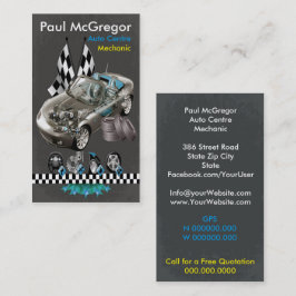 Auto Centre / Mechanic Business Card Visitkort