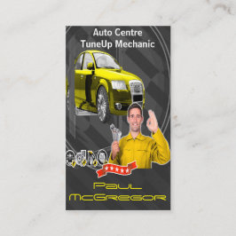 Auto Centre  - TuneUp Mechanic Business Card Visitkort