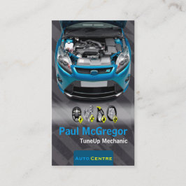 Auto Centre  - TuneUp Mechanic Business Card Visitkort