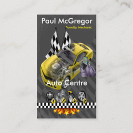 Auto Centre / TuneUp Mechanic Business Card Visitkort