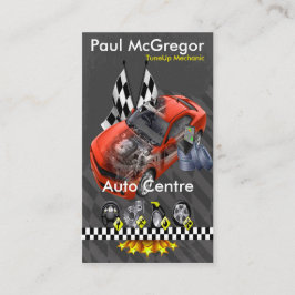 Auto Centre / TuneUp Mechanic Business Card Visitkort