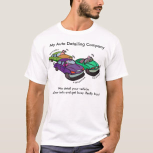 Auto Detailer Företag T-shirt