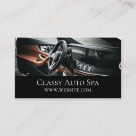 Auto Detailing Car Service Dealer Visitkort