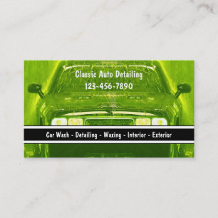 Auto Detailng visitkortar Visitkort