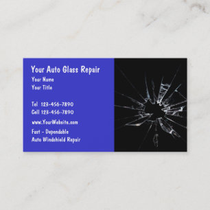 Auto exponeringsglas reparerar visitkort