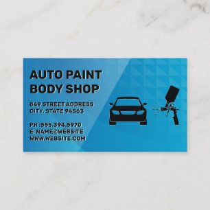 Auto Garage Shop Biltjänster Visitkort