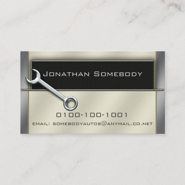 Auto handelvisitkortmall 20 visitkort (Framsida)