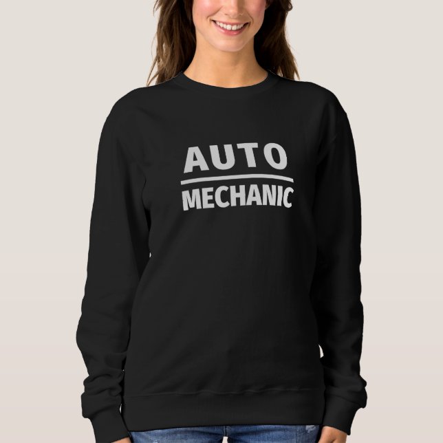 Auto Mechanic for Automobile Repairman Professiona T Shirt (Framsida)