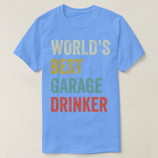 Auto Mechanic Funny Garage Drinker Fixing s Mechan T Shirt (Design framsida)