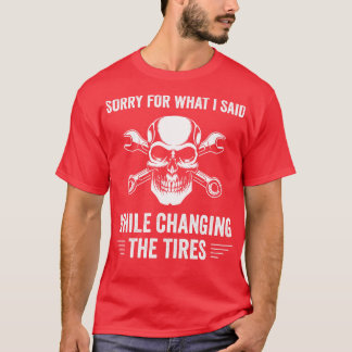Auto Mechanic Funny Garage Fixing s Mechanic Däck T Shirt
