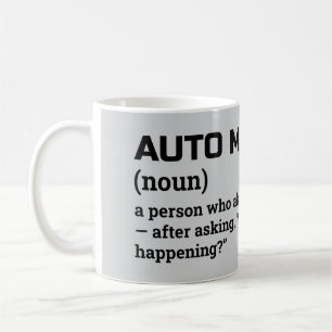 Auto Mechanic Gift - Funny Definition Mugg