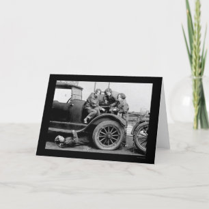 Auto mekaniker 1927 för högstadiumflicka kort